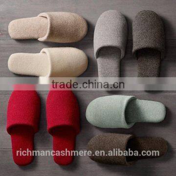 Autumn Knitting Cashmere Slippers Indoor Women Slippers