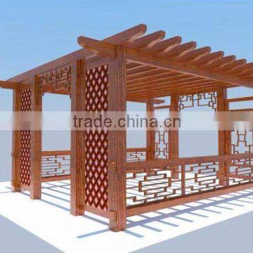 2016 new design Aluminum alloy metal framed pergola