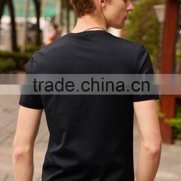 New Men Round Collar T-shirt in Summer photo-4