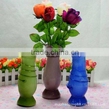 Yiwu Aimee supplies wholesale cheap large glass vases(AM-FP011)