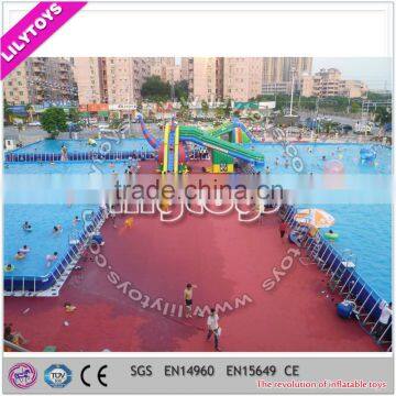 Best Design Inflatable Frame Pool for Summer/inflatable Water Park photo-4