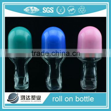 refillable roll on bottle for cosmetic package