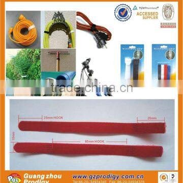 Back to back double sided cable tie binding straps