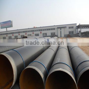 spiral pipe AWWAC210 3PE/2PE/PE carbon drinking steel tube