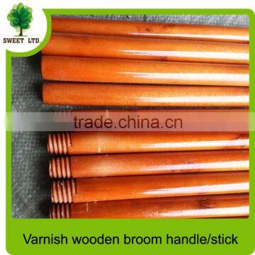 Well Straight Varnished Wood Mop Stick With Cheapest Price photo-3