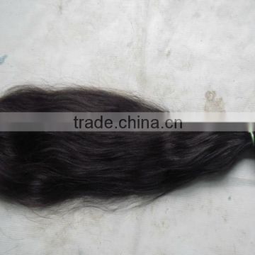 Cheap Price Good Quality Original Peruvian Wave Hair 24" inch Natural Black