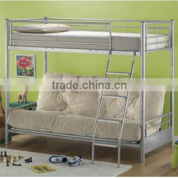 Modern single bunk bed with sofa bed