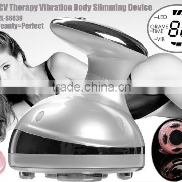 Portable Electric weight lost ultrasonic massage Photon beauty slimming instrument with RF and CV function