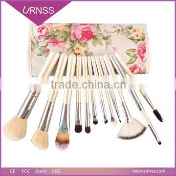 12 pcs natural horse hair professional makeup tools cosmetic brush set