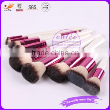 High quality white cosmetic brush set with 9pcs