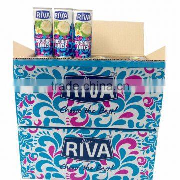 COCONUT WATER WITH PULP IN CAN 240 ML BLUE RIVA BRAND THAILAND photo-3
