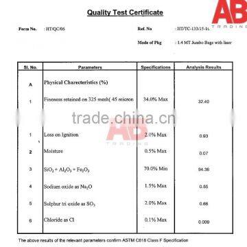 S 12 Grade/ S 34 Grade Fly Ash / Supplier From Tuticorin, India photo-3