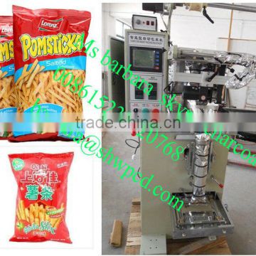 automatic potato chips snack packing machine 0086-15238020768