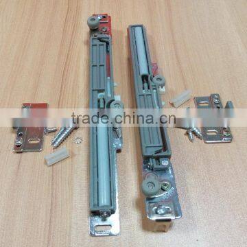 inner-hanging type steel and PA6 sliding door hardware with soft close