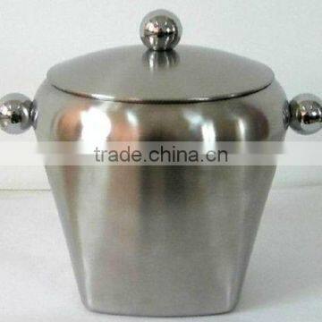 2 Liter stainless steel ice bucket with lid