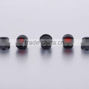 black middle hole PP caps for Standard 1.5ml lab sample empty vials