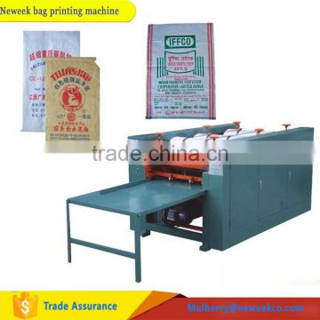 Neweek 3 color manual for cement woven bag printing machine