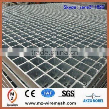 hot dip zinc coated steel grating standard size factory