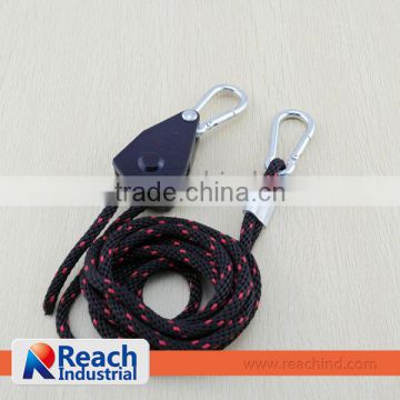 1/4" Rope Ratchet Lock with Aluminum Clip