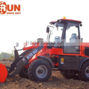 Qingdao Everun Farm Machinery ER10 Multi-Function Mini Radlader With Adjustable Pallet Forks photo-5