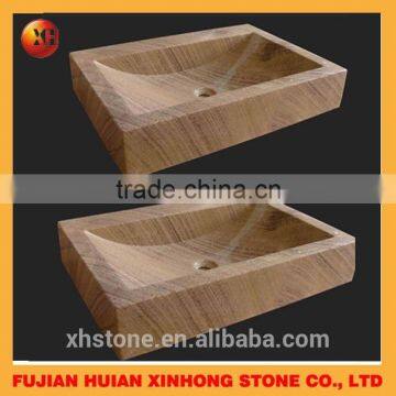 Yellow Round Circular Outdoor Wash Basin Sinks for Decor photo-3