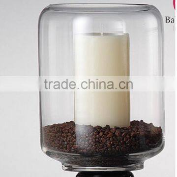 Unique Mason Oil Burner Lantern Candle Jars With Stemmed for Home Wedding Decoration photo-3