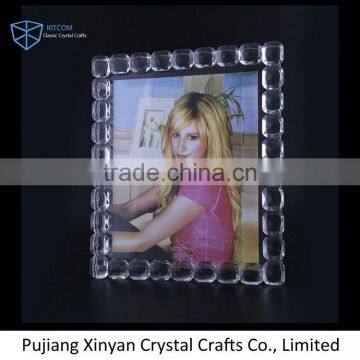 Newest selling special design led crystal photo frame from China