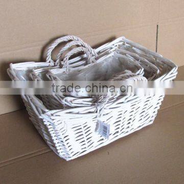 wholesale artificial willow fruit basket at Christmas