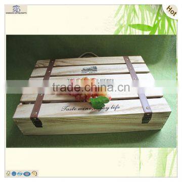 Wholesale Colored Divider Bottle Wine Wood Gift Boxes photo-6