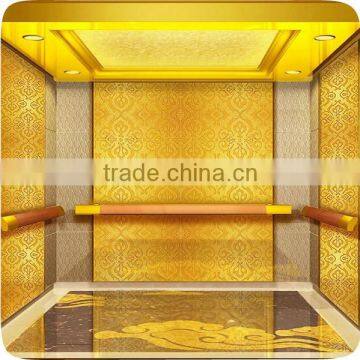 Interior Stainless Steel Etching Pattern Elevator Cabin Decoration photo-2