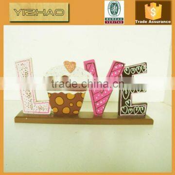 OEM Wooden Decorative Alphabet Letters With Painting (YZ-WL2011011)