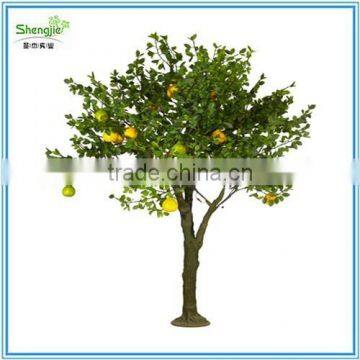 Hot sell artificial grapefruit tree with lights