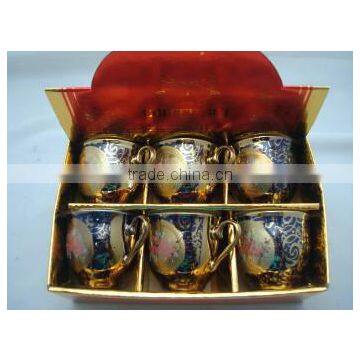 Clearance Sale Golden Arab Style Porcelain Tea Set photo-2