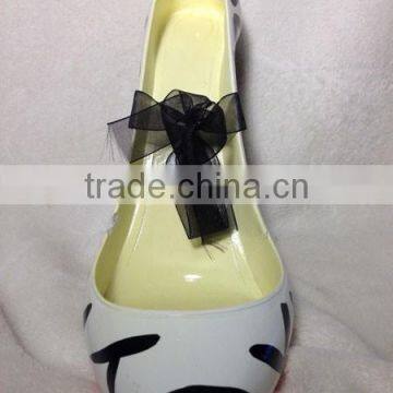 Custom Wild Animal Striped Stiletto High Shoe Wine Bottle Holder photo-2