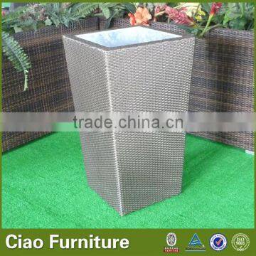 Synthetic rattan Pot