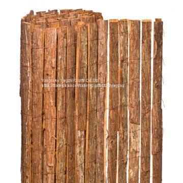 Natural Graden Bark Screening Fence