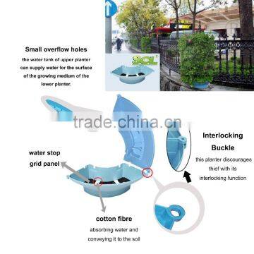 Decoration Garden Lamp Post Planter Hydroponic Systems photo-2