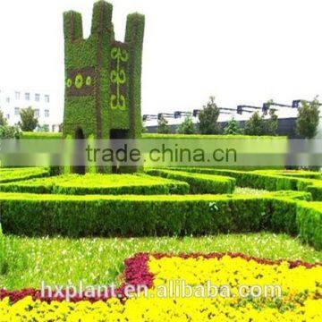 Small Sculpture Aritificial Green Sculpture Plastic Fake Plant Artificial Sculpture Artificial Statue photo-1