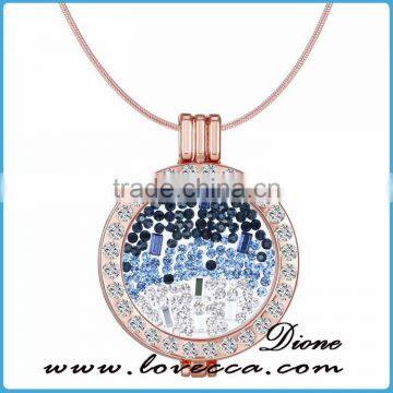 2017 Latest Fashion Gold Coins Changeable DIY Coin Necklace Pendant With 60cm Chain photo-2