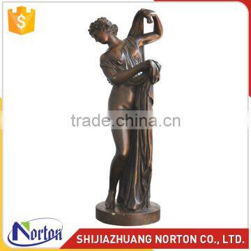 18th century standing elegant nude female bronze sculpture NTBH-003LI