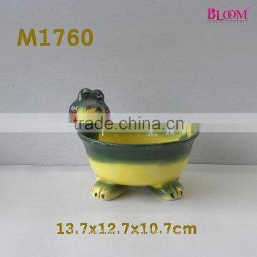 creative ceramic crocodile bowl