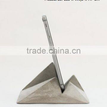 Office Set Modern Concrete Ipad Stand Cement Phone Holder for Table Deco photo-5