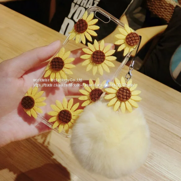 Beautiful flower Cell Phone Cover Case Silicone mobile Phone Cases for iPhone7/7Plus/6/6s/6plus/6splus soft tpu shell