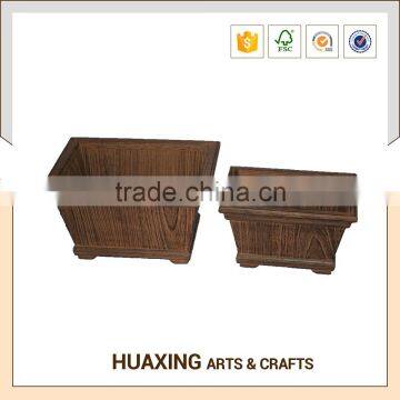 Fashion Design Garden Wooden Flower Pot for Planting photo-4