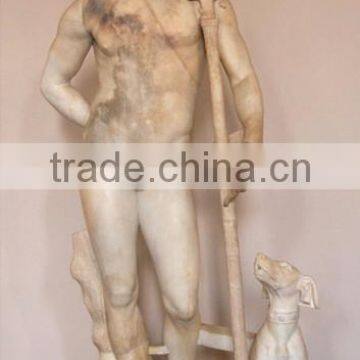 Ancient Greek figure white marble statue collect