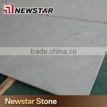 Polishing Volakas white quartz stone tile