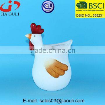 New EASTER decorations ceramic indoor planter flower pots, rooster figurines