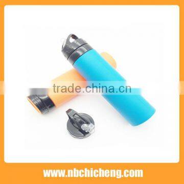 BPA Free Drink Foldable Joyshaker Bottle Collapsible Silicone Travel Water Bottle photo-6