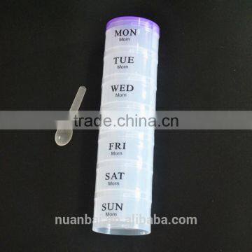 All Purpose Versatile Stacking Screw Top 7 days Pill Storage box