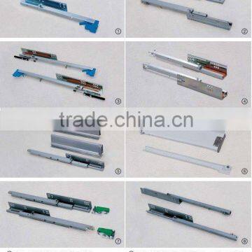 high quality different types of full extensiion ball bearing drawer slides for drawers